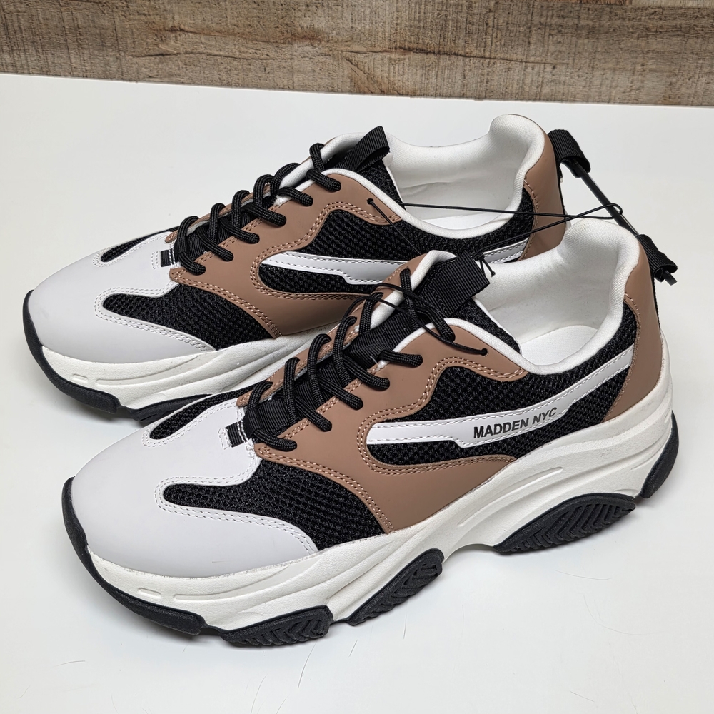 Madden NYC Women's Dad Sneakers Lace Up Athletic Shoes Size 11 New